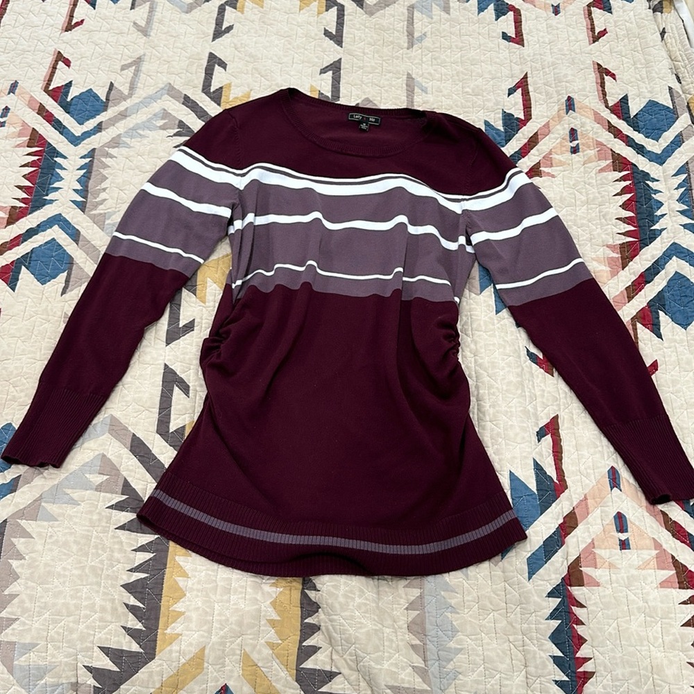 Maternity. long sleeve knit sweater. Size medium